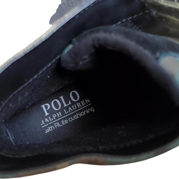 Polo Ralph Lauren Men's 10.5 D Solomon Downhill Skier Canvas Sneakers Olive Camo - Picture 11 of 11